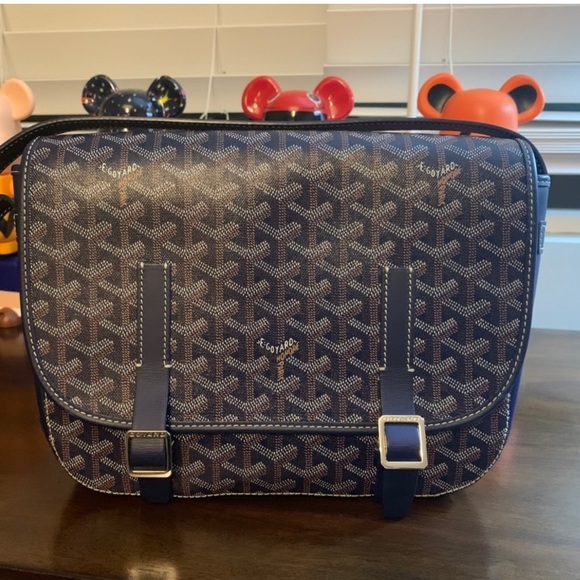 Goyard Bags Blue Goyard Laptop Bag Poshmark